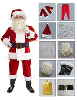 Traje de Santa 10 piezas.
