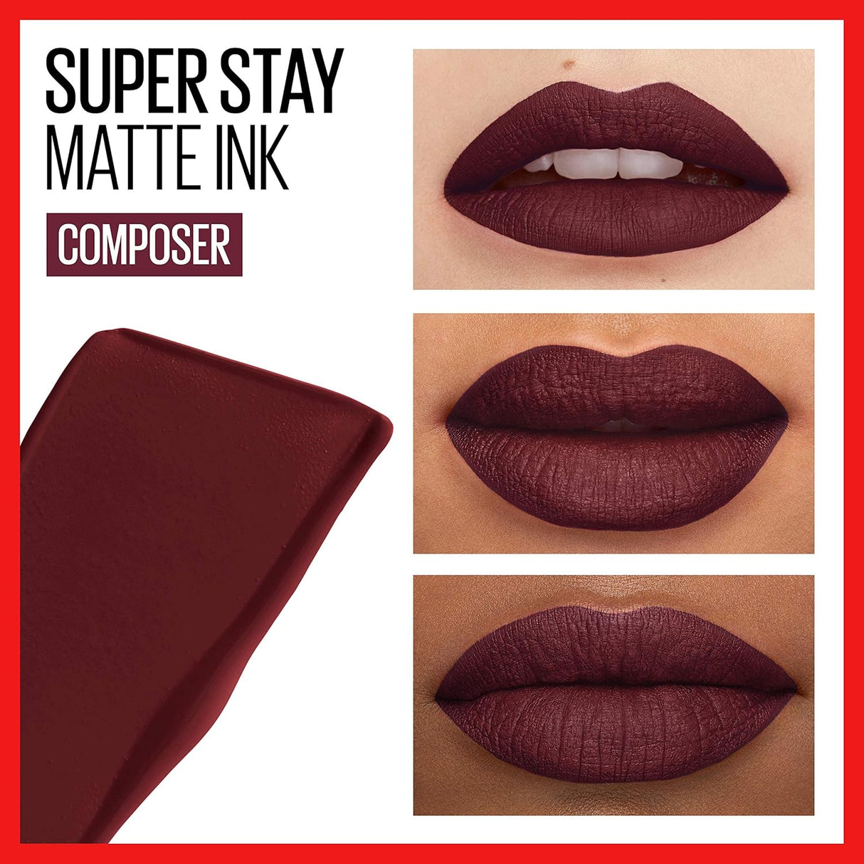 Lápices Labiales líquido de tinta mate marrón oscuro