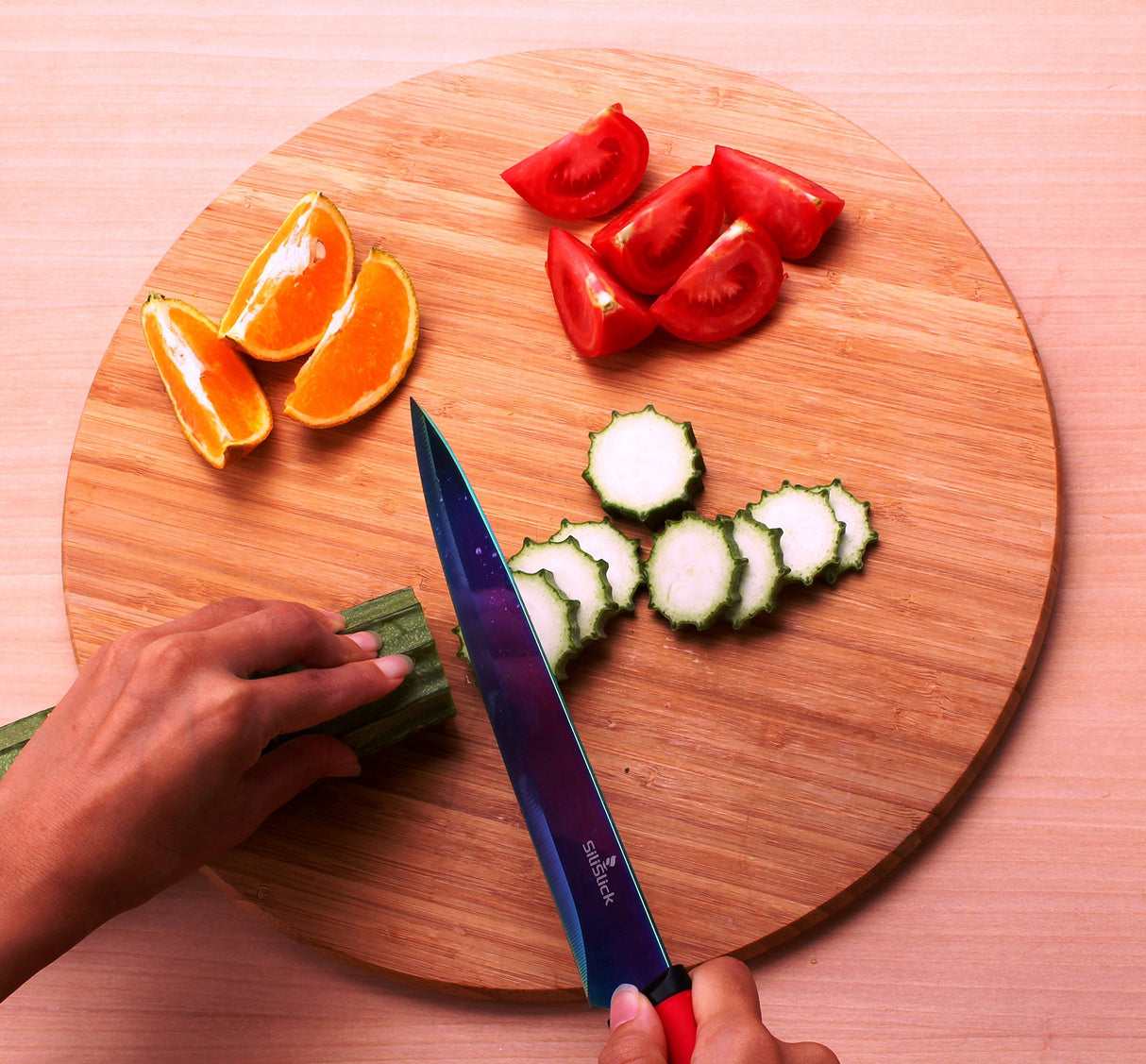 Juego de cuchillos de cocina SiliSlick 5 cuchillos elegantes