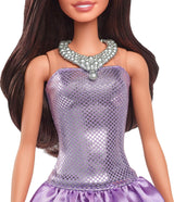 Muñeca Barbie Fashionistas #234, vestido burbuja brillante, accesorios