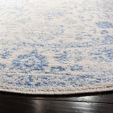 Alfombra Oriental Redonda Distressed para Sala y Comedor ADR109L