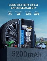 inlflador neumaticos luces led emergencia 150 psi AstroAI
