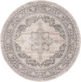 Alfombra Redonda Medallón Desgastado, Ideal para Áreas Tráfico (BNT865B)