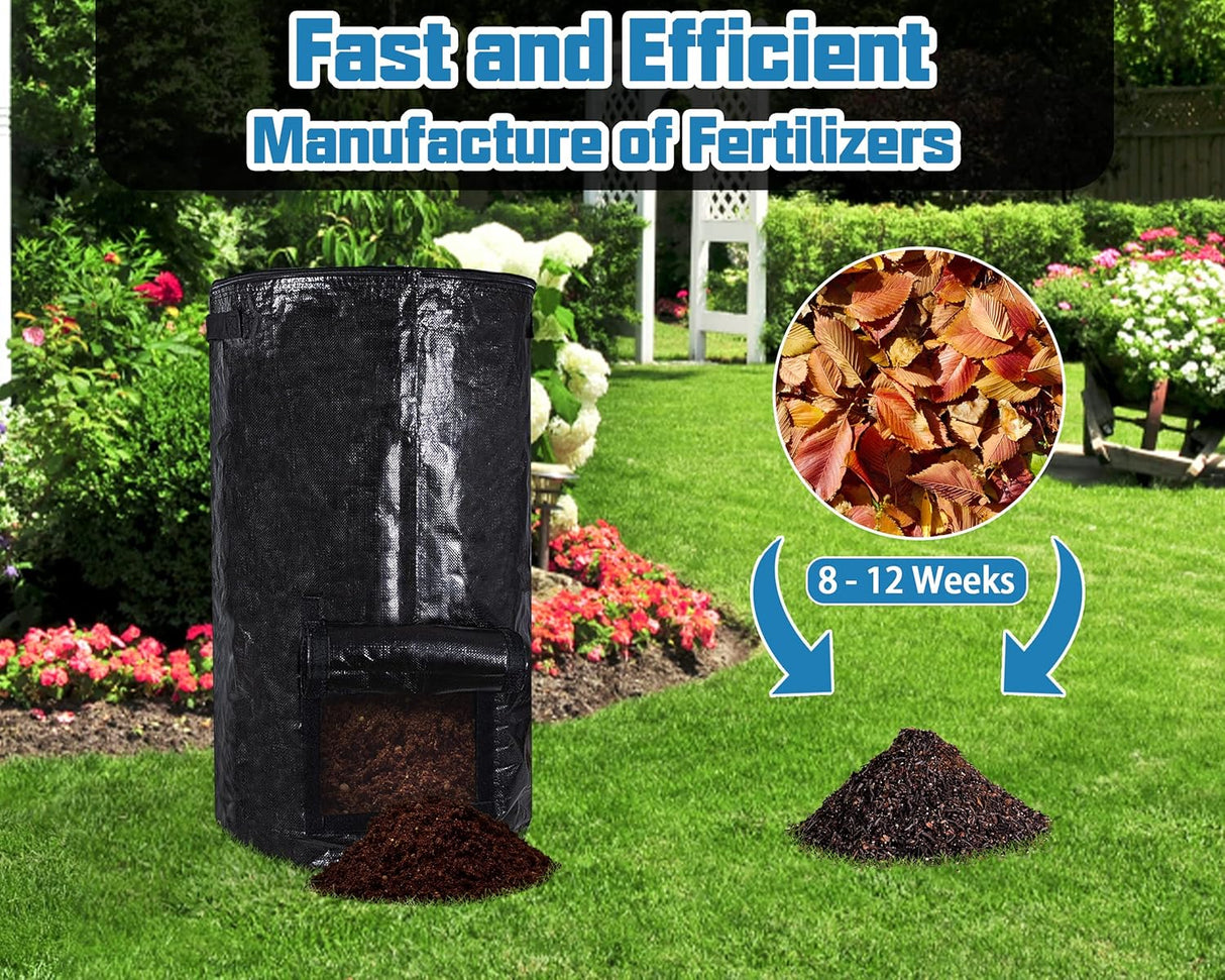 Contenedor de Compost , 34 Galones, 1 Bolsa Reutilizable