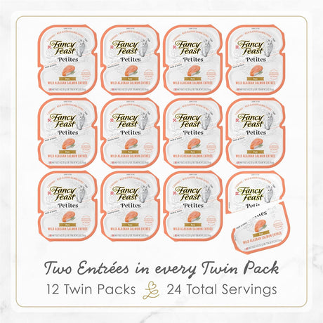 Comida Húmeda para Gatos Purina Fancy Feast Salmón Alaskano 12x2.8oz