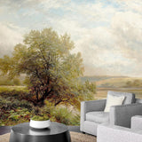 Adhesivo removible de pared/mural en colores pastel, bosque