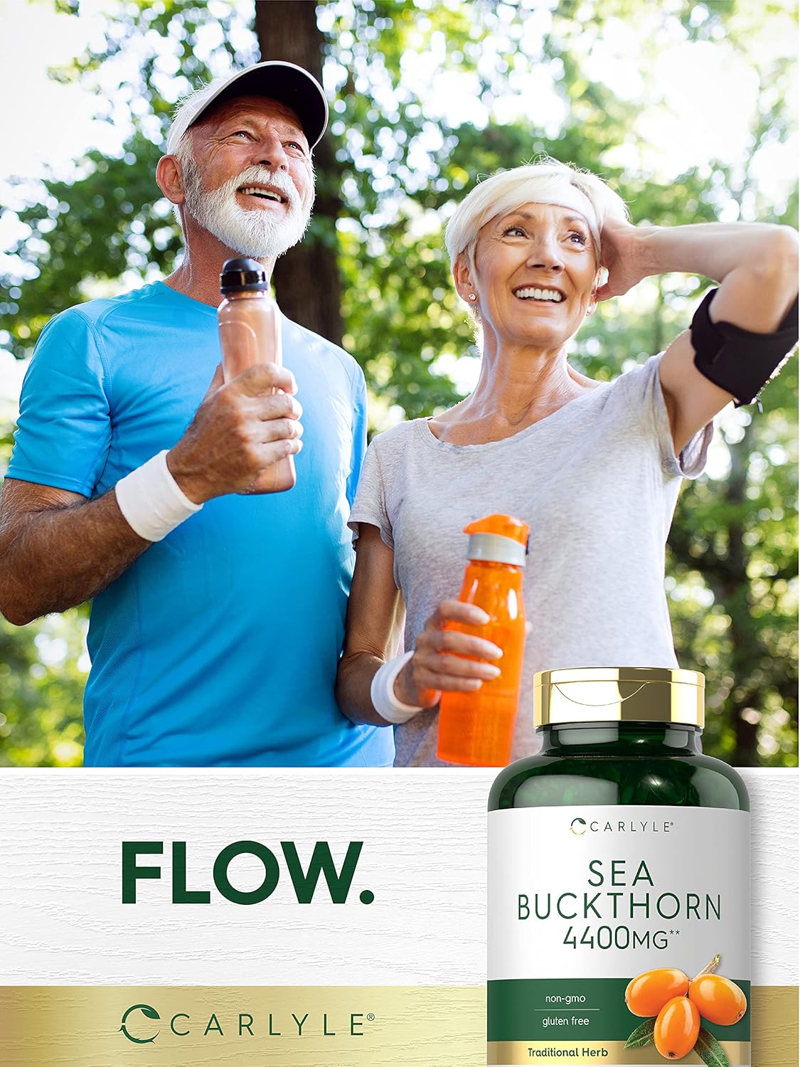 Cápsulas de Aceite de Espino Cerval Carlyle 4400mg | 200 Softgels