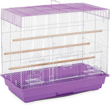 Jaula de vuelo Lila y Blanco Prevue Pet Products SP1804-3