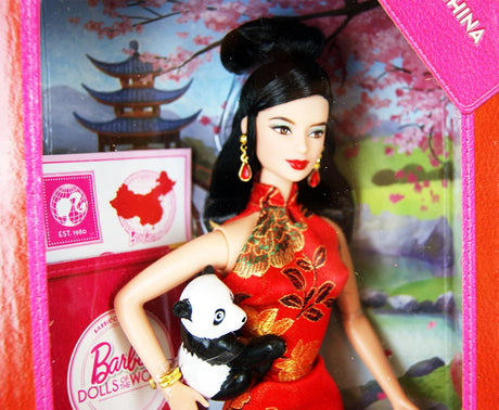 Muñeca Barbie Coleccionista Mundo China Modelo Dolls of The World