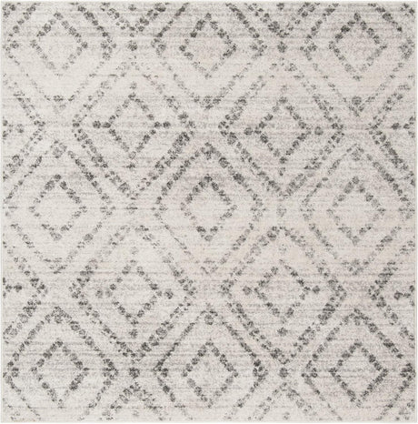 Alfombra Moderna Cuadrada, Diseño Diamante Distorsionado, ADR131C