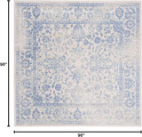 Alfombra de área cuadrada, diseño oriental, modelo ADR109L