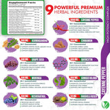 Cápsulas Suplemento Pimienta Cayena 13200mg, Salud Cardiovascular