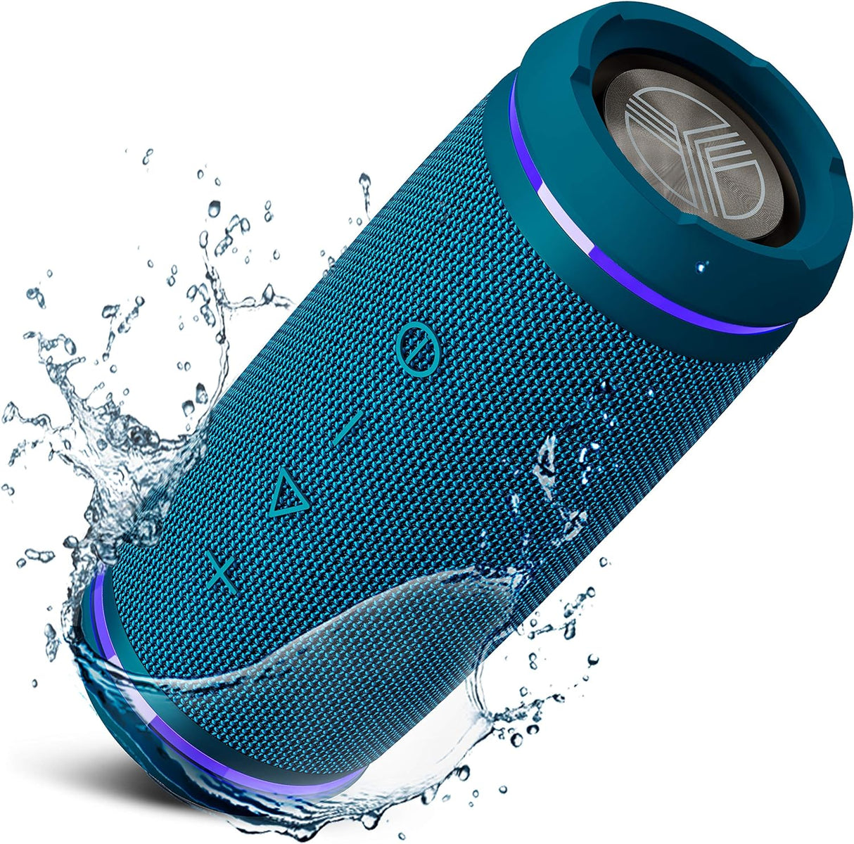 Altavoz portátil Bluetooth - Sonido envolvente HD de 360°