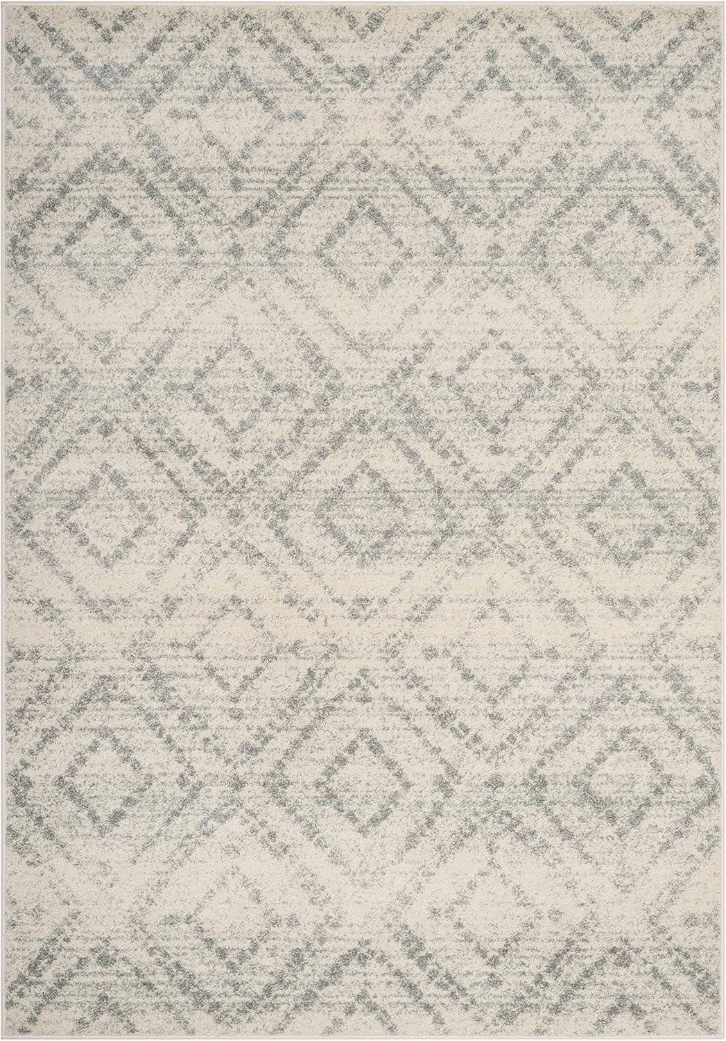 Alfombra Moderna Distressed Diseño Diamante, Modelo ADR131T