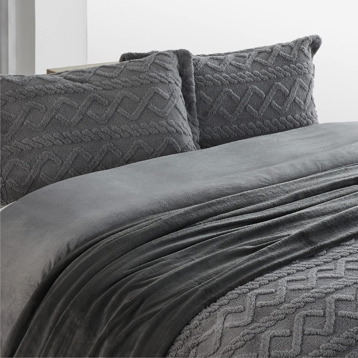 Manta suave Bedsure, ligera y de lujo, 90x90 pulgadas