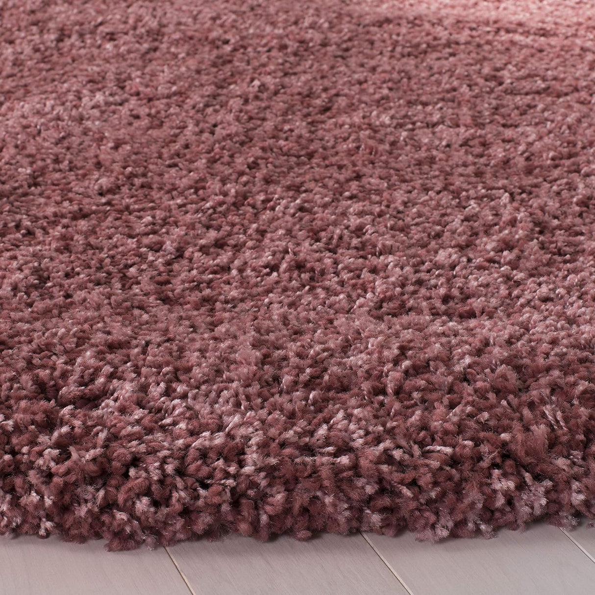 Alfombra redonda de felpa de 2 pulgadas, colección SG151