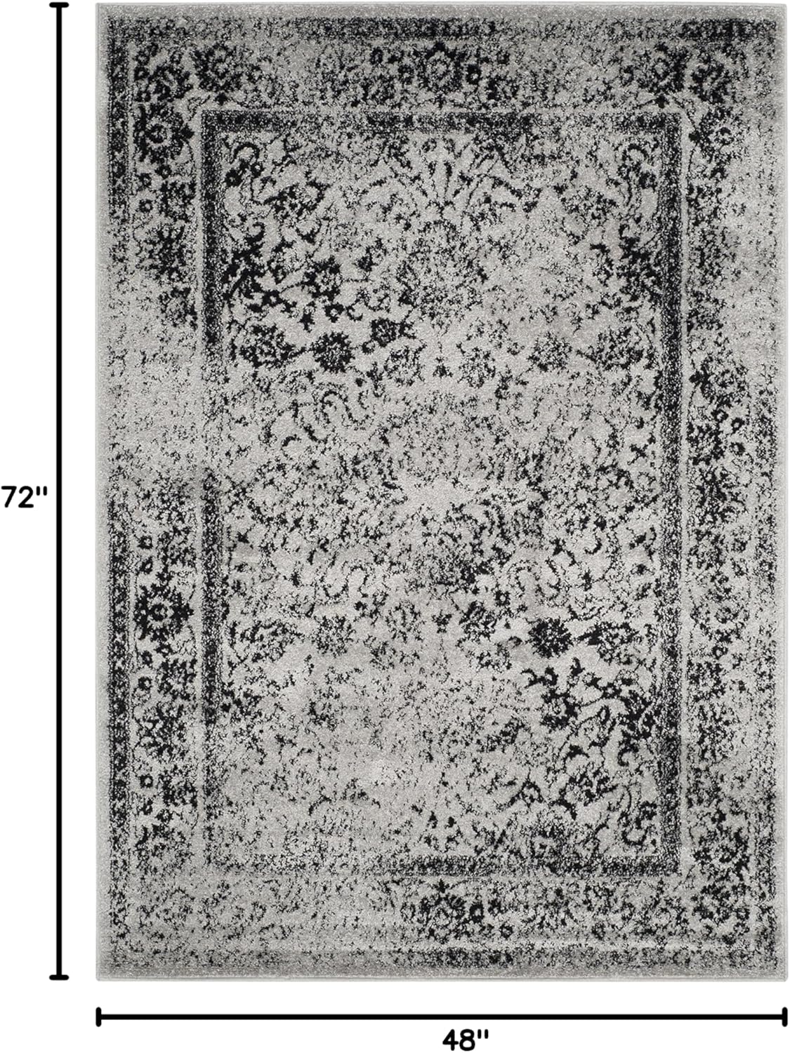 Alfombra de Acogida de Diseño Oriental, Fácil Cuidado, ADR109B
