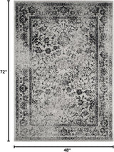 Alfombra de Acogida de Diseño Oriental, Fácil Cuidado, ADR109B