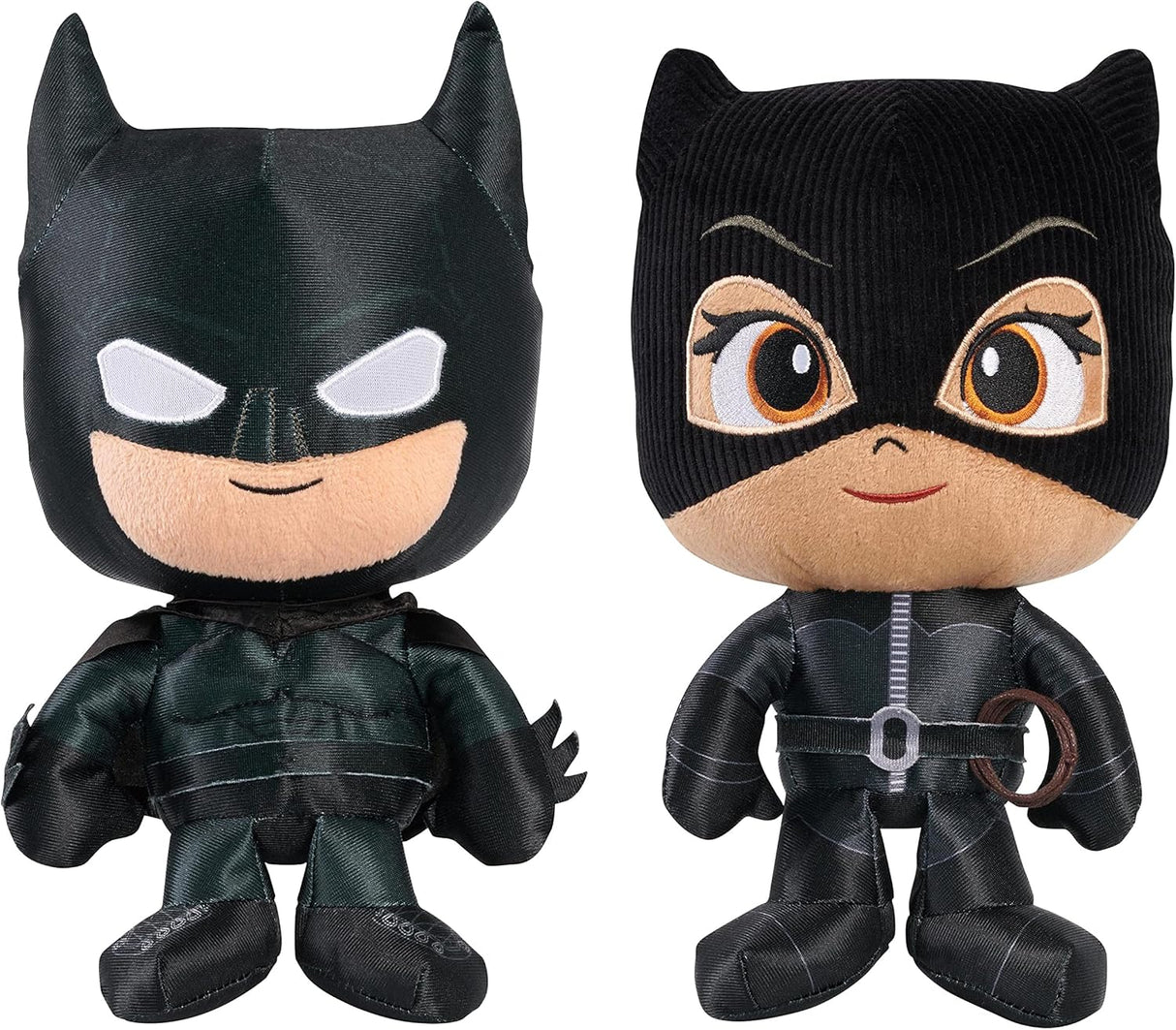 Muñecos de Peluche Batman y Selina Kyle 11 Pulgadas 2-Pack