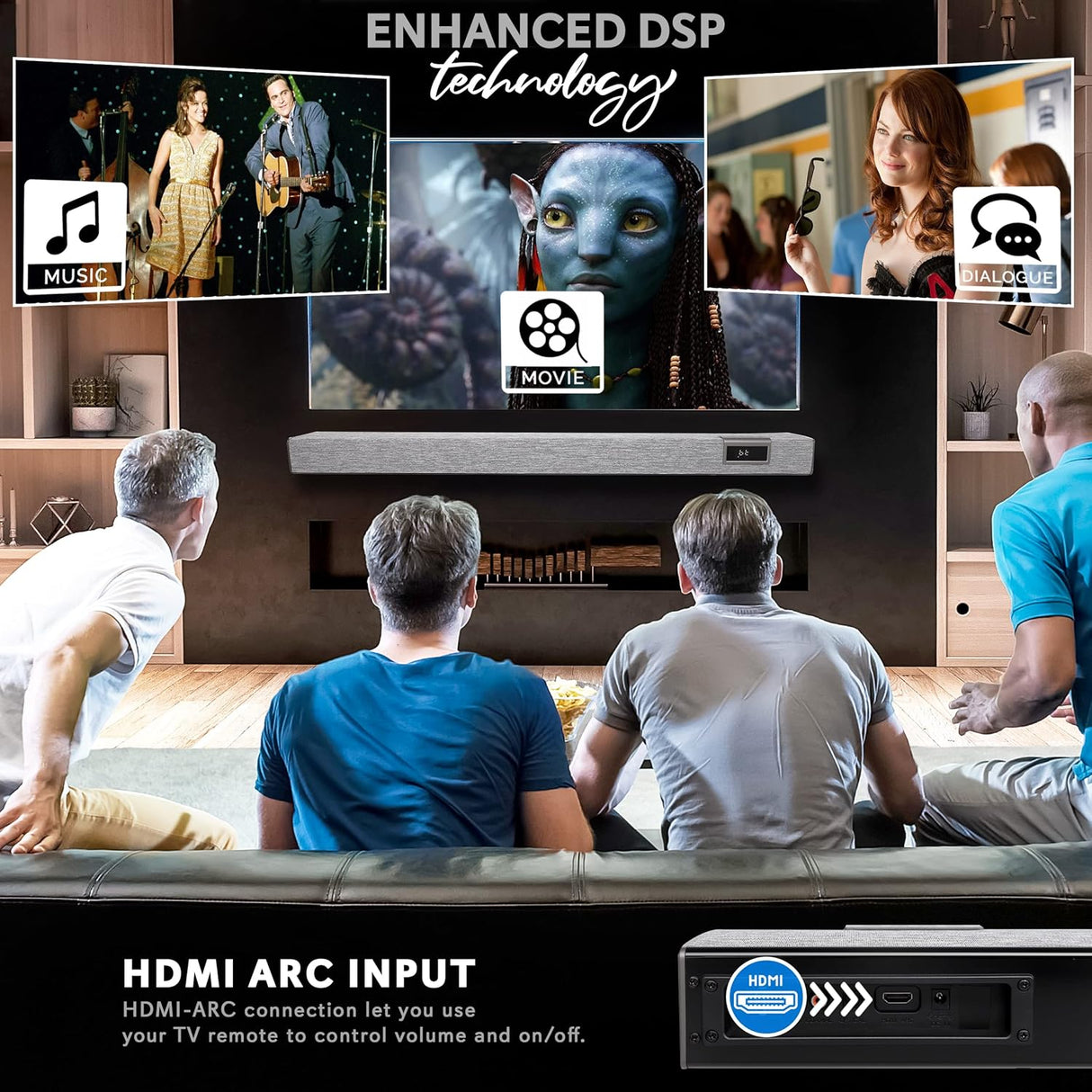 Barra de sonido convertible PYLE-HOME PSBV40BT