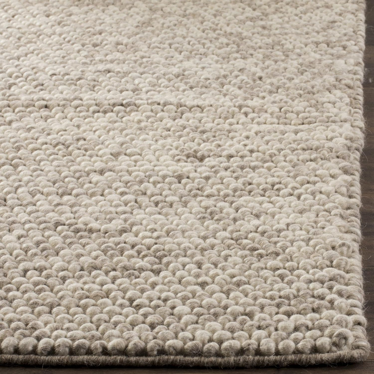Alfombra de área, lana hecha a mano, ideal para espacios de alto tránsito, modelo NAT620B