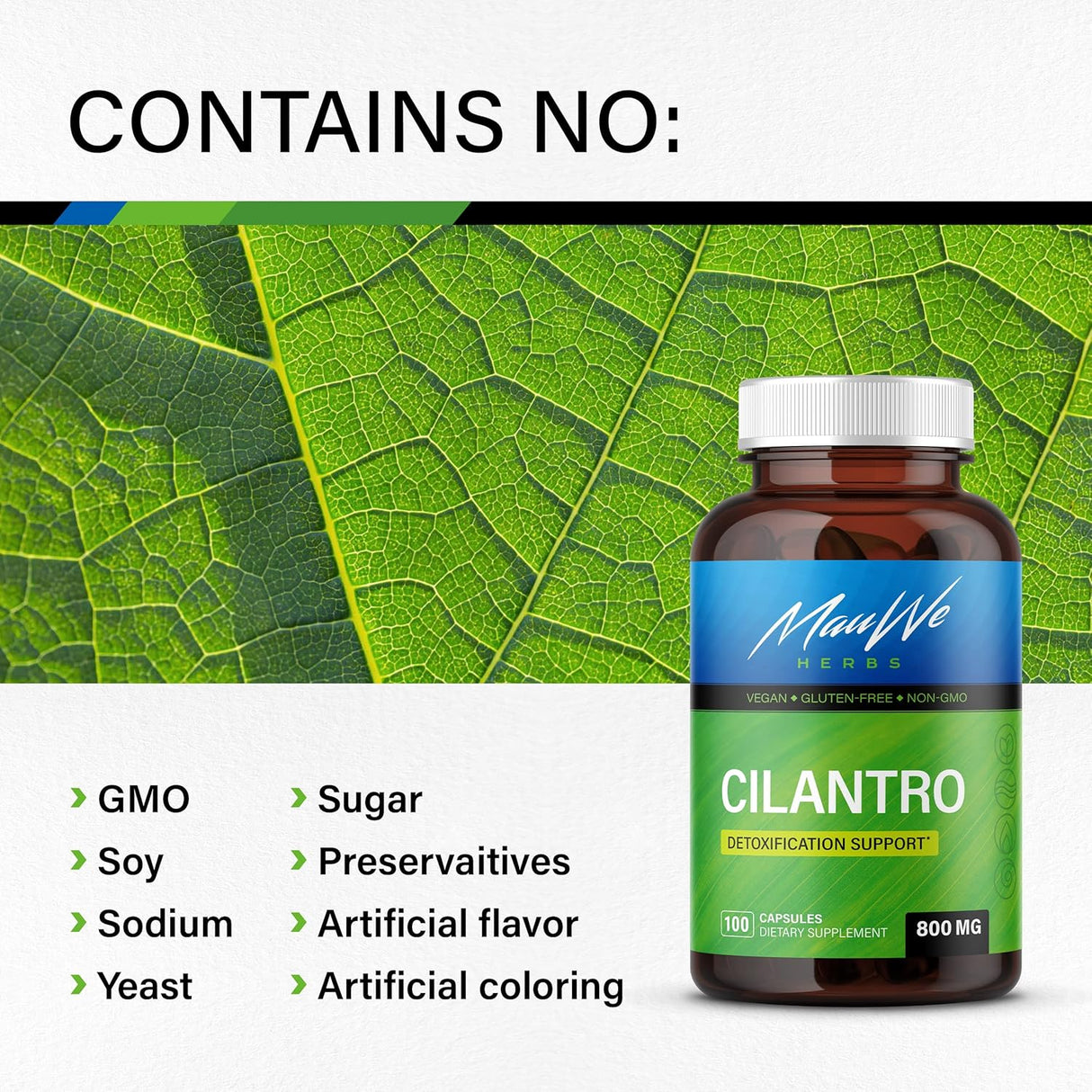 Suplementos Alimenticios de cilantro para corazón ojos