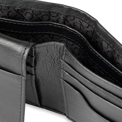 Billetera Bifold Minimalista de Piel RFID Calvin Klein con Slots