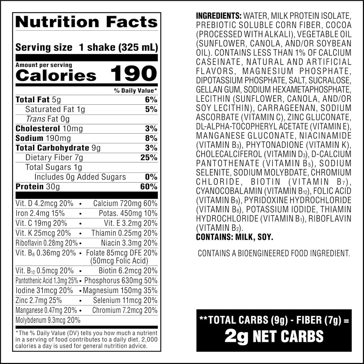 Atkins Batido Alto en Proteínas, Chocolate, 30g, Keto, 12u