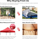 Carpa Plegable ABCCANOPY 10x10 Comercial (Blanca)