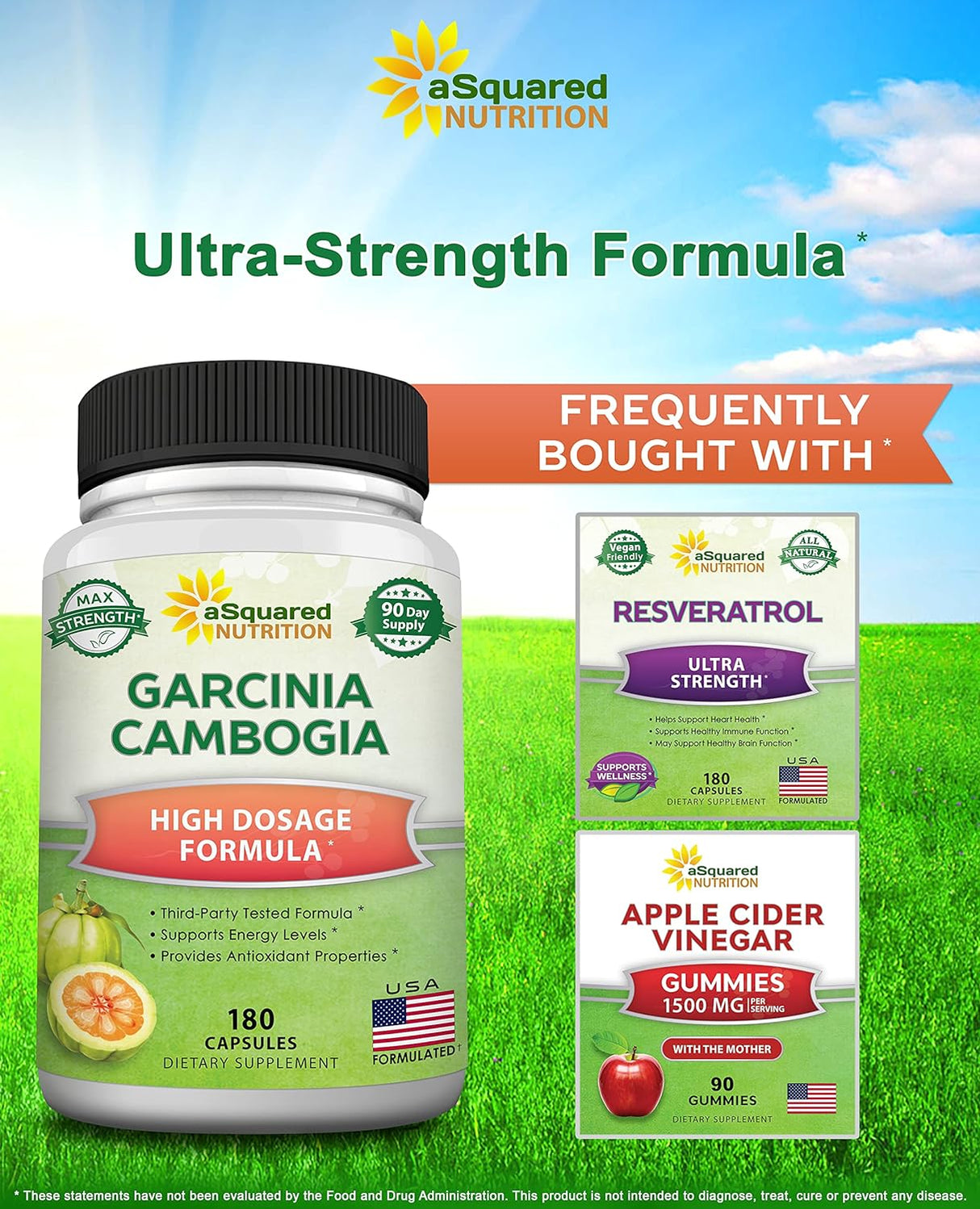 Suplemento Nutrition Garcinia Cambogia 1600 mg-180 cápsulas