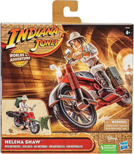 Figura de Acción Helena Shaw, Indiana Jones, 2.5 pulgadas, Moto
