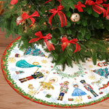 Funda de Árbol de Navidad 48, Nutcracker, Decoración Rústica