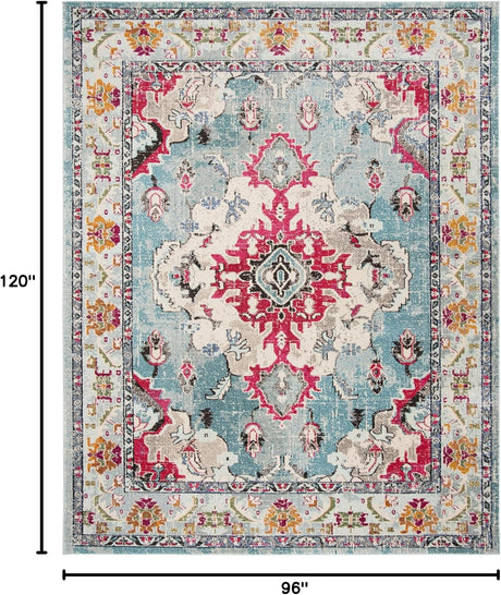 Alfombra de área, diseño medallón bohemio, modelo MNC243J