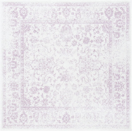 Alfombra de Área Cuadrada, Diseño Oriental Distressed, ADR109U