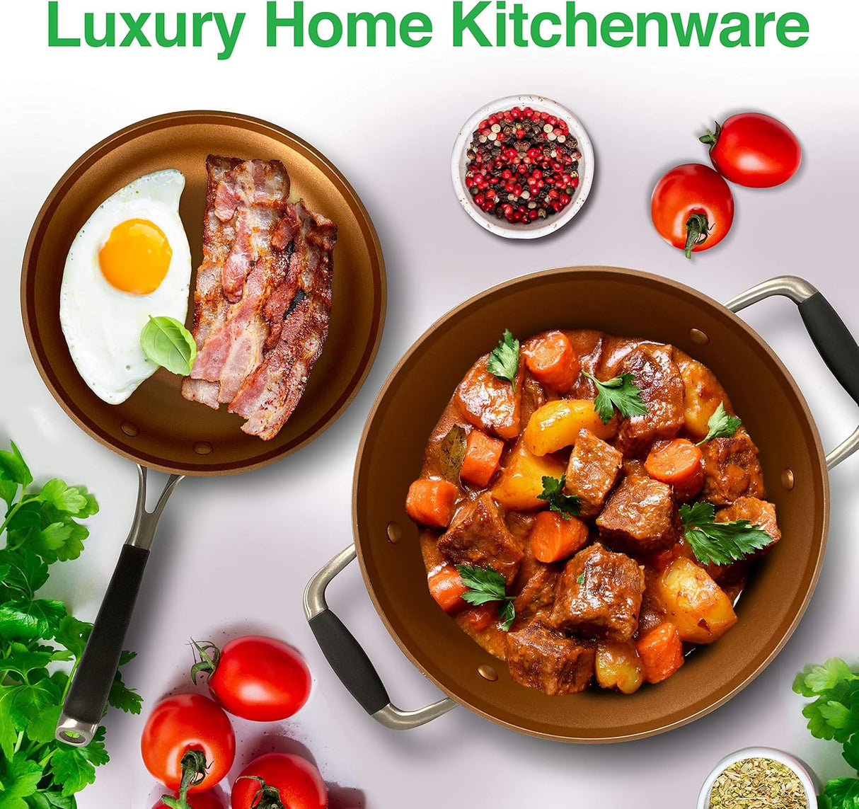 Juegos de Ollas de cocina de lujo NUTRICHEF NCCWALN14.5