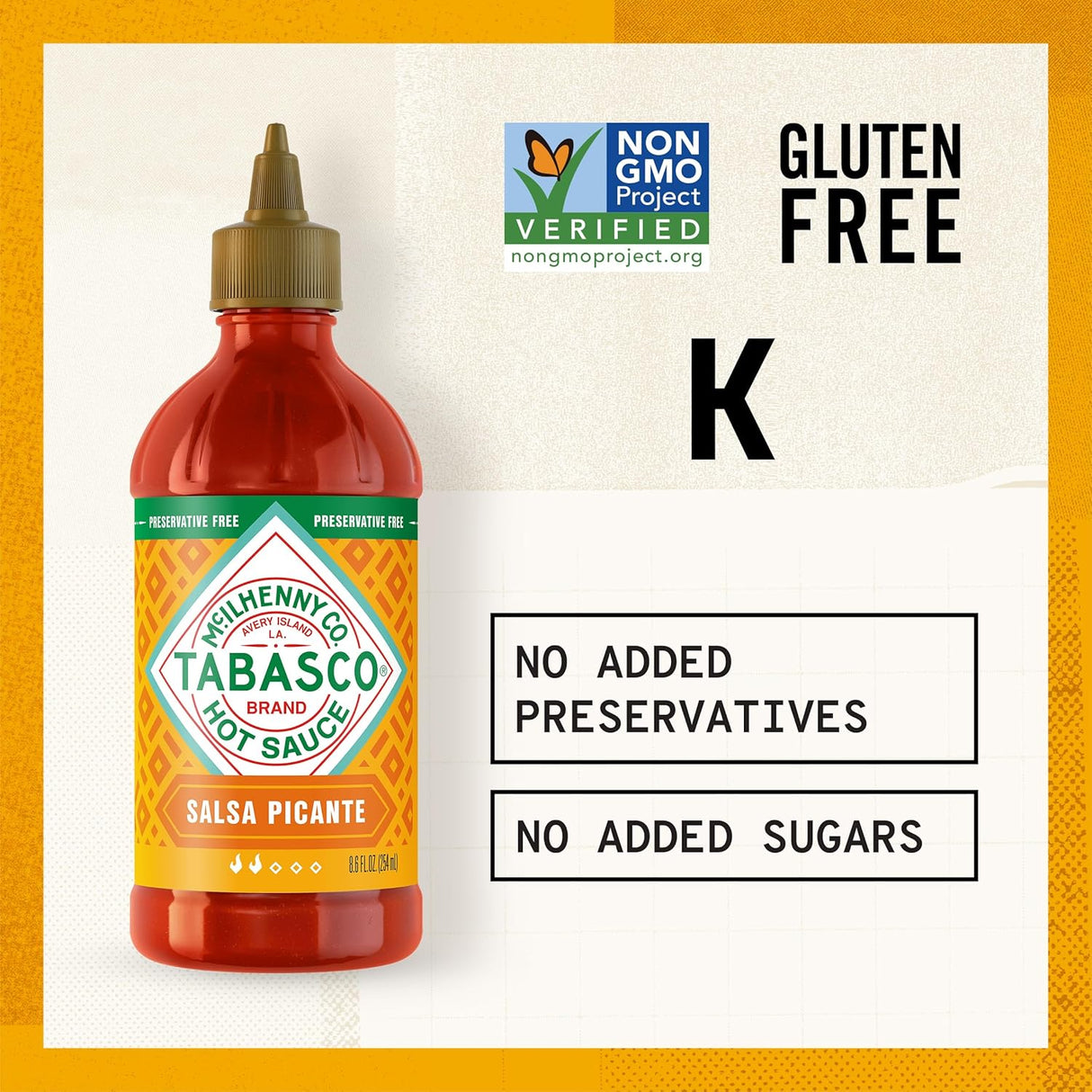 Salsa Picante TABASCO® - Suave, Espesa, Auténtica, 8.6 oz