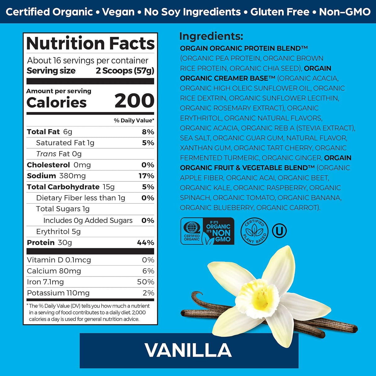 Suplementos Alimenticios Proteína en polvo a base de plantas