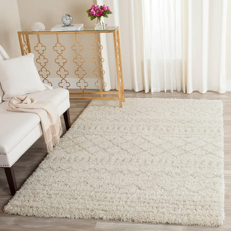 Alfombra de área Shag 1.6 gruesa, modelo ASG741A