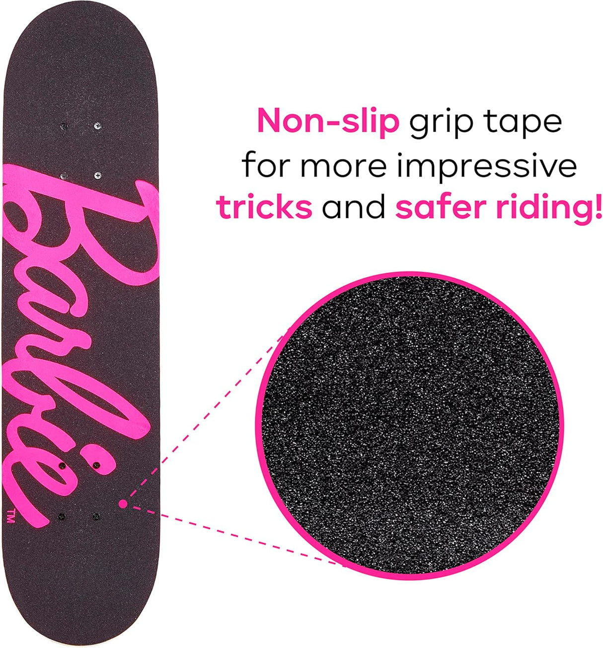 Patineta con Grip Tape Gráfico - Rodillos Suaves, ABEC 5