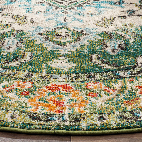 Alfombra Redonda Boho Medallón, Diseño Distinguido, MNC243F