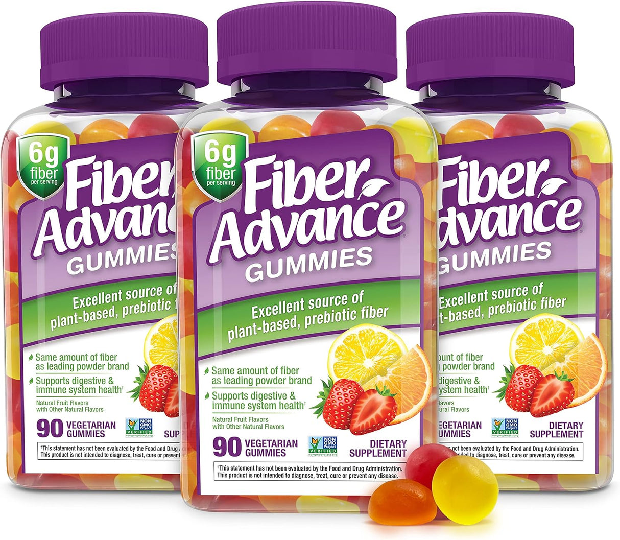 Suplemento de fibra 100% a base de plantas Fiber Advance