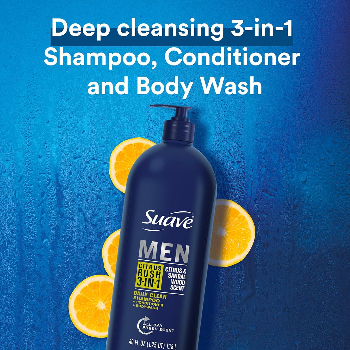 Champú Acondicionador Bodywash 3 en 1 Citrus & Sandalwood