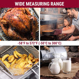 Termómetro Digital de Carne ThermoPro TP-03B con Luz y Imán