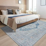 Alfombra Lavable 6x6 Adiva Antideslizante para Hogar