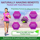 Suplemento Resveratrol natural con extracto de vino tinto
