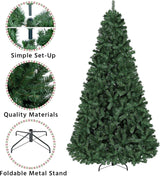 Árbol de Navidad Yaheetech 7.5ft Pino Premium 1346 Ramas