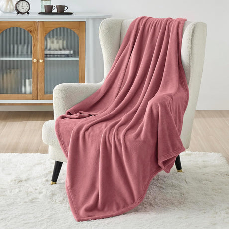 Manta de felpa Bedsure, suave y ligera, 50x60 pulgadas