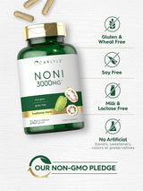 Suplemento Carlyle Cápsulas de frutas Noni de 3000 mg 240 u
