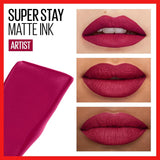 Lápices Labiales líquido de tinta mate rosa oscuro