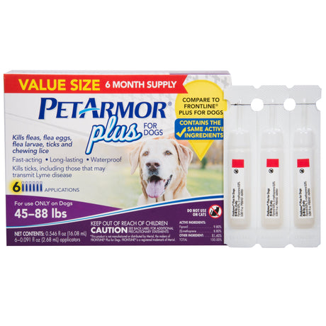 Prevención de pulgas y garrapatas para perros grandes